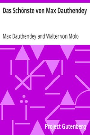 [Gutenberg 24266] • Das Schönste von Max Dauthendey